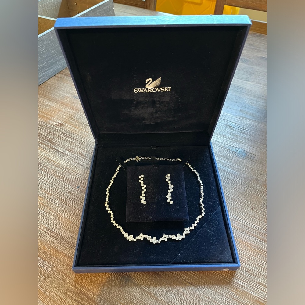 Swarovski Necklace + Earring Set